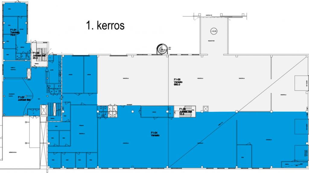 1.krs pohja Juvan Teollisuuskatu 15