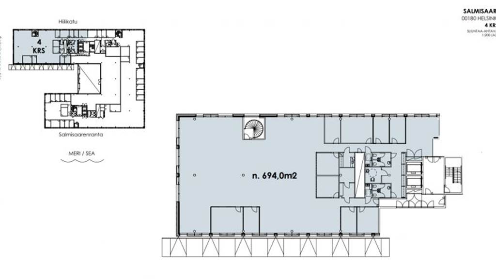 4.krs n. 658 m2 luonnos Salmisaarenaukio 1