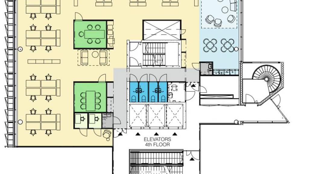 B-talo 4.krs 375 m2 luonnos Miestentie 7