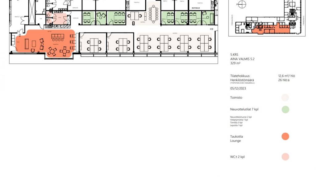 5.krs 329 m2 Itämerenkatu 3