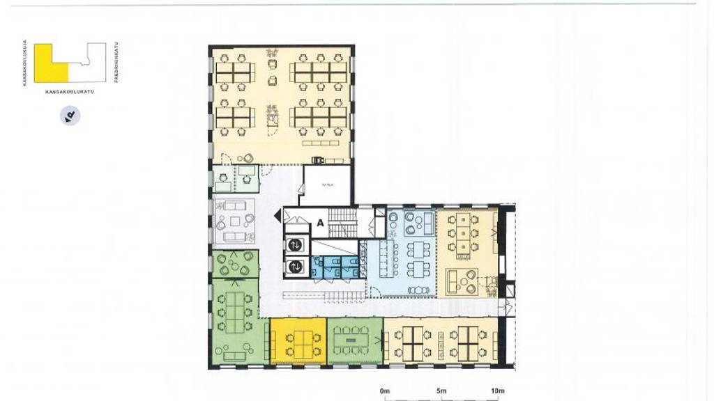 Kansakoulukuja 1, Kamppi