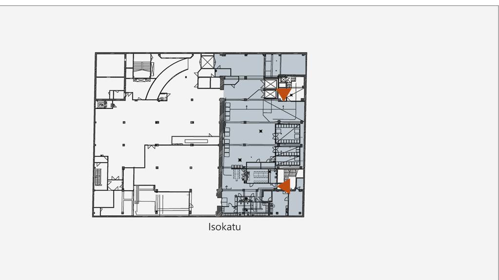 Oulun Isokatu 33, 849 m², K krs Isokatu 33
