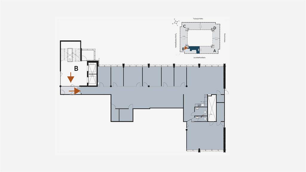 Kalasataman Trooli, 314 m², 5. krs Lautatarhankatu 8
