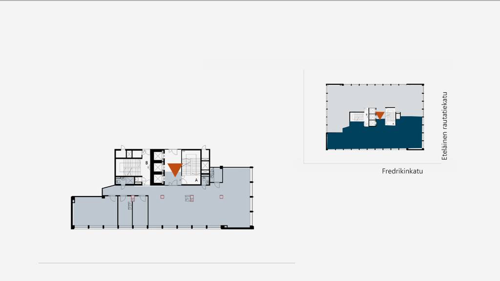Helsingin Fredrikinkatu 48, 218,5 m², 6. krs Eteläinen Rautatiekatu 10