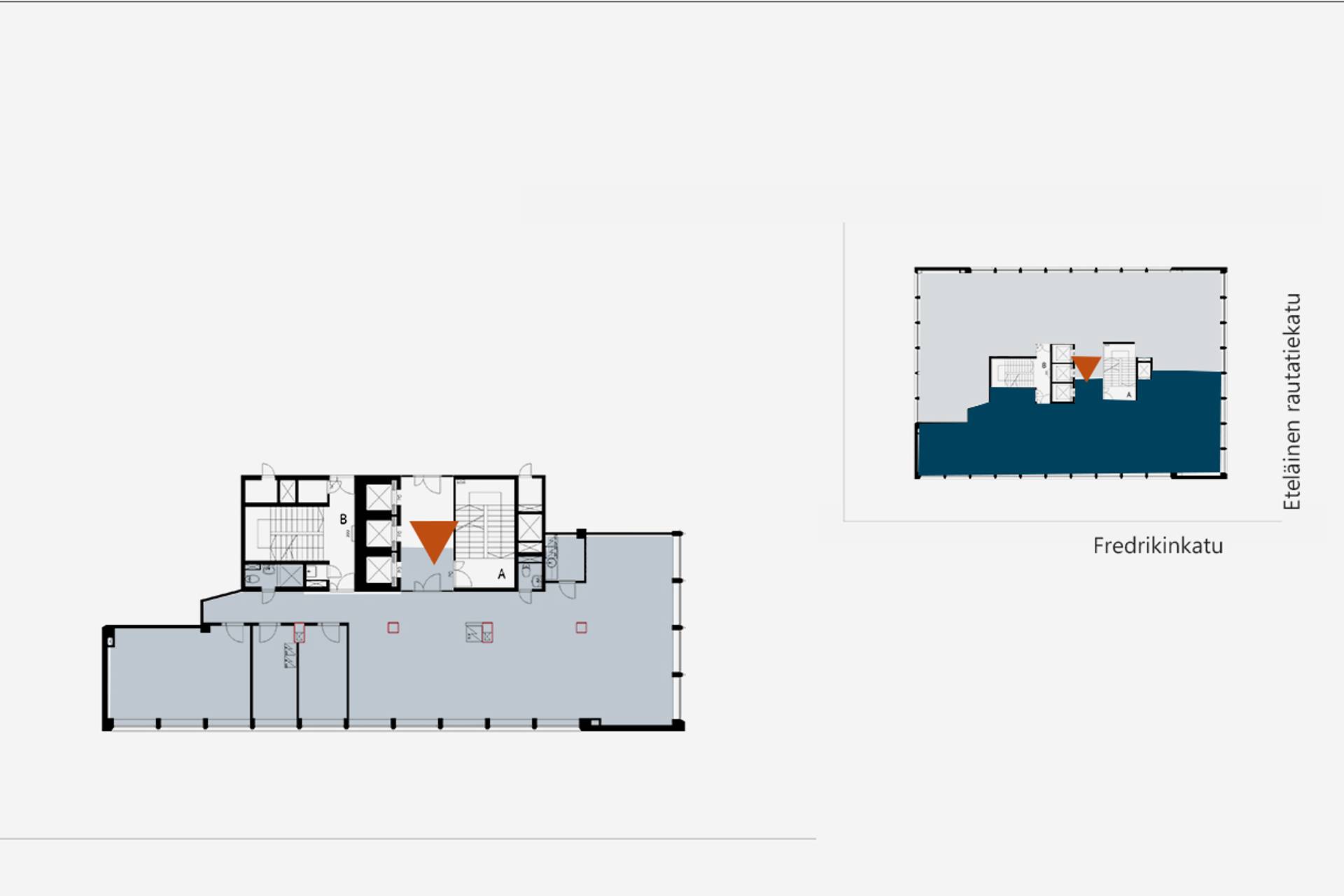 Helsingin Fredrikinkatu 48, 218,5 m², 6. krs Eteläinen Rautatiekatu 10