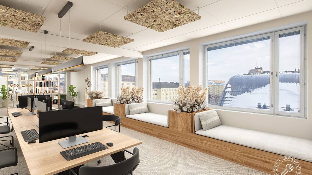 Helsingin Fredrikinkatu 48, 218,5 m², 6. krs Eteläinen Rautatiekatu 10