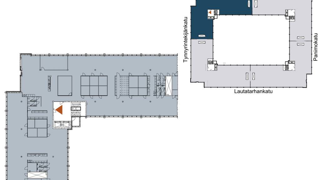 Kalasataman Trooli, 1107 m², 5. krs Tynnyrintekijänkatu 1