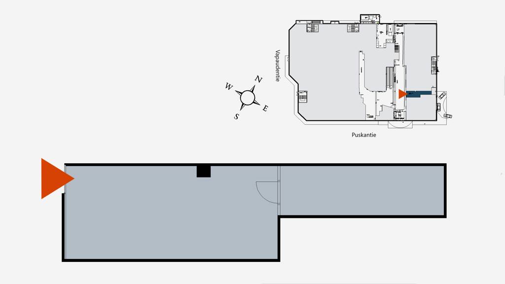 Ostoskulma liiketila 56 m2 Puskantie 13
