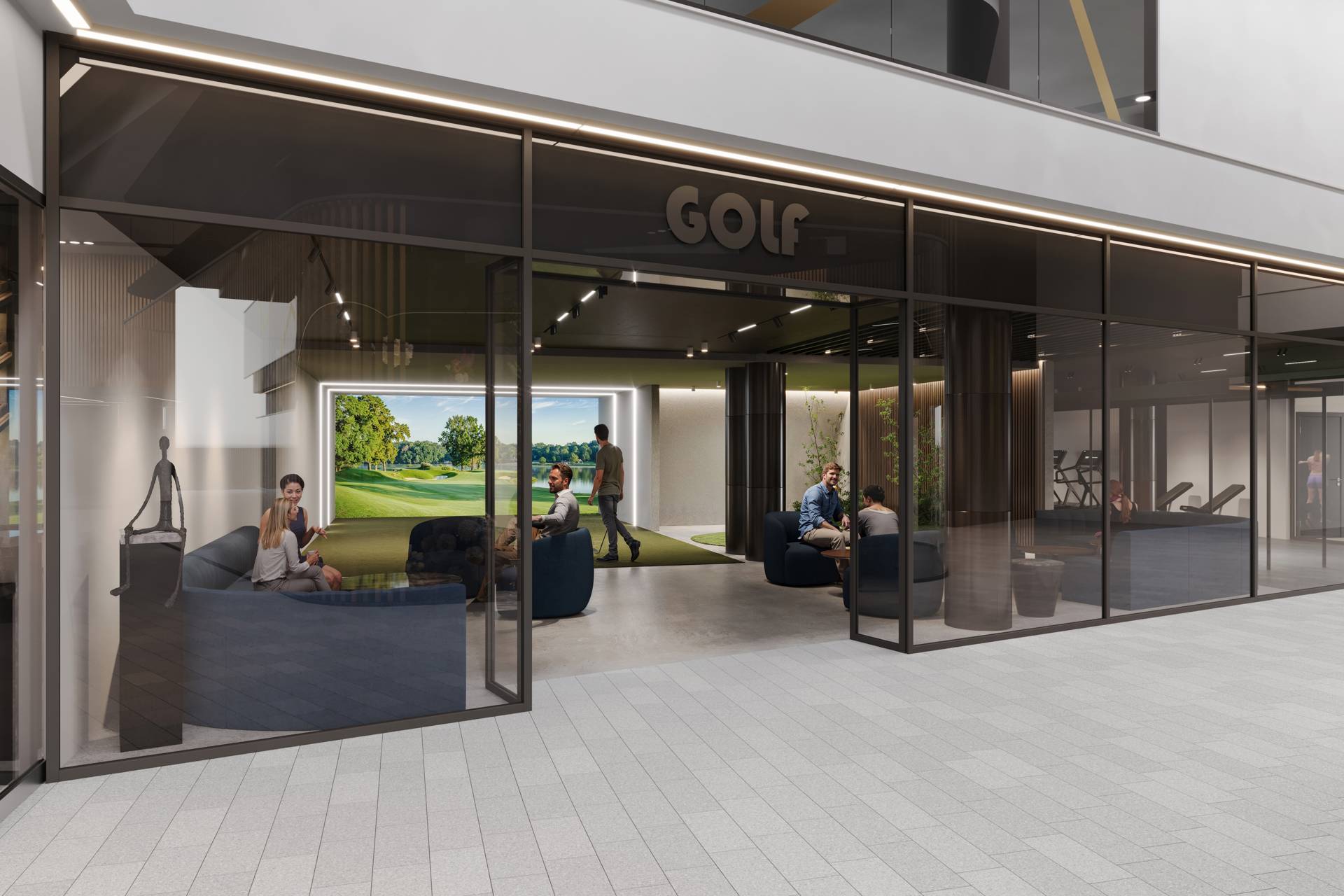 Simonkentän Kauppakuja, 425 m², katutaso Simonkatu 9