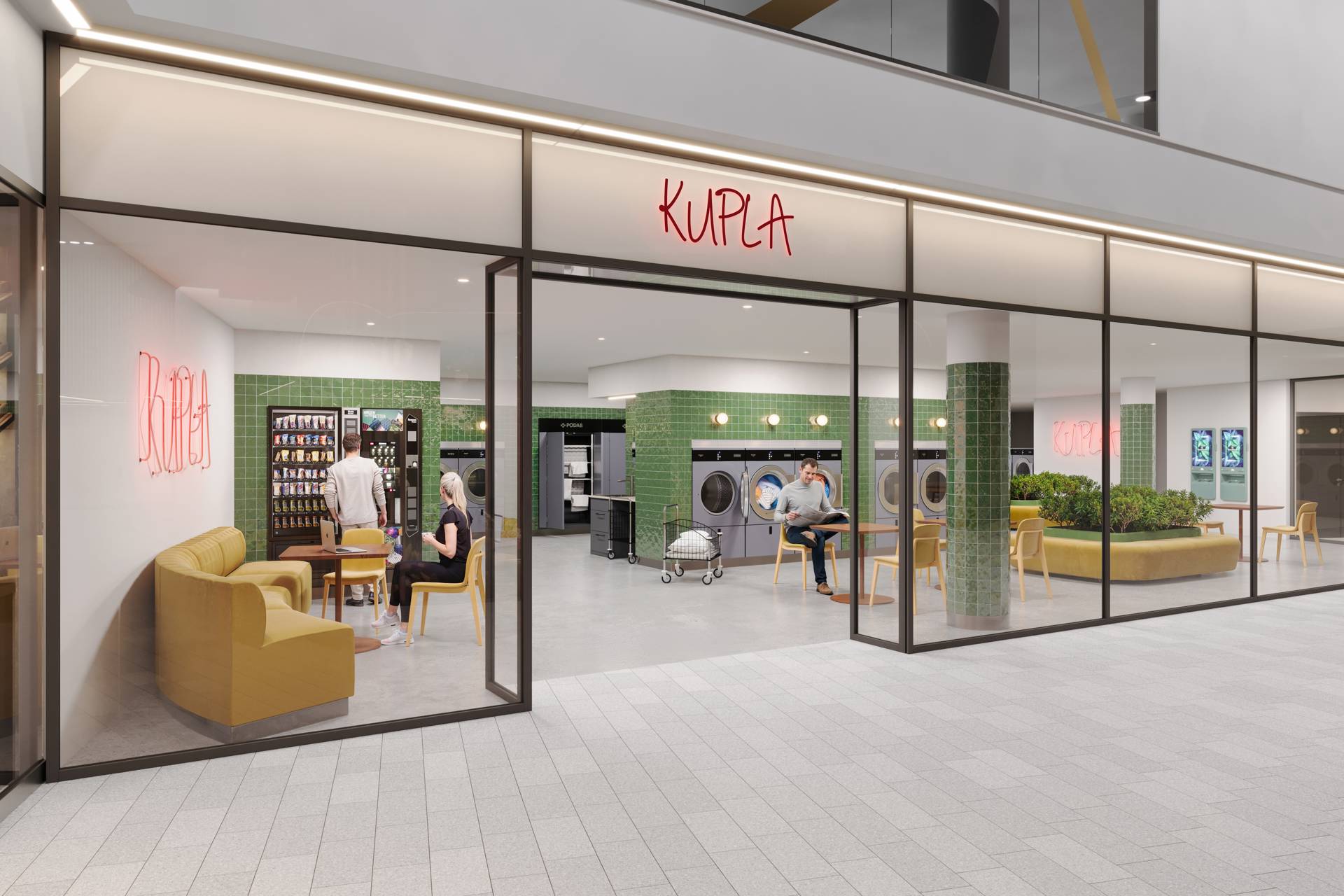 Simonkentän Kauppakuja, 425 m², katutaso Simonkatu 9