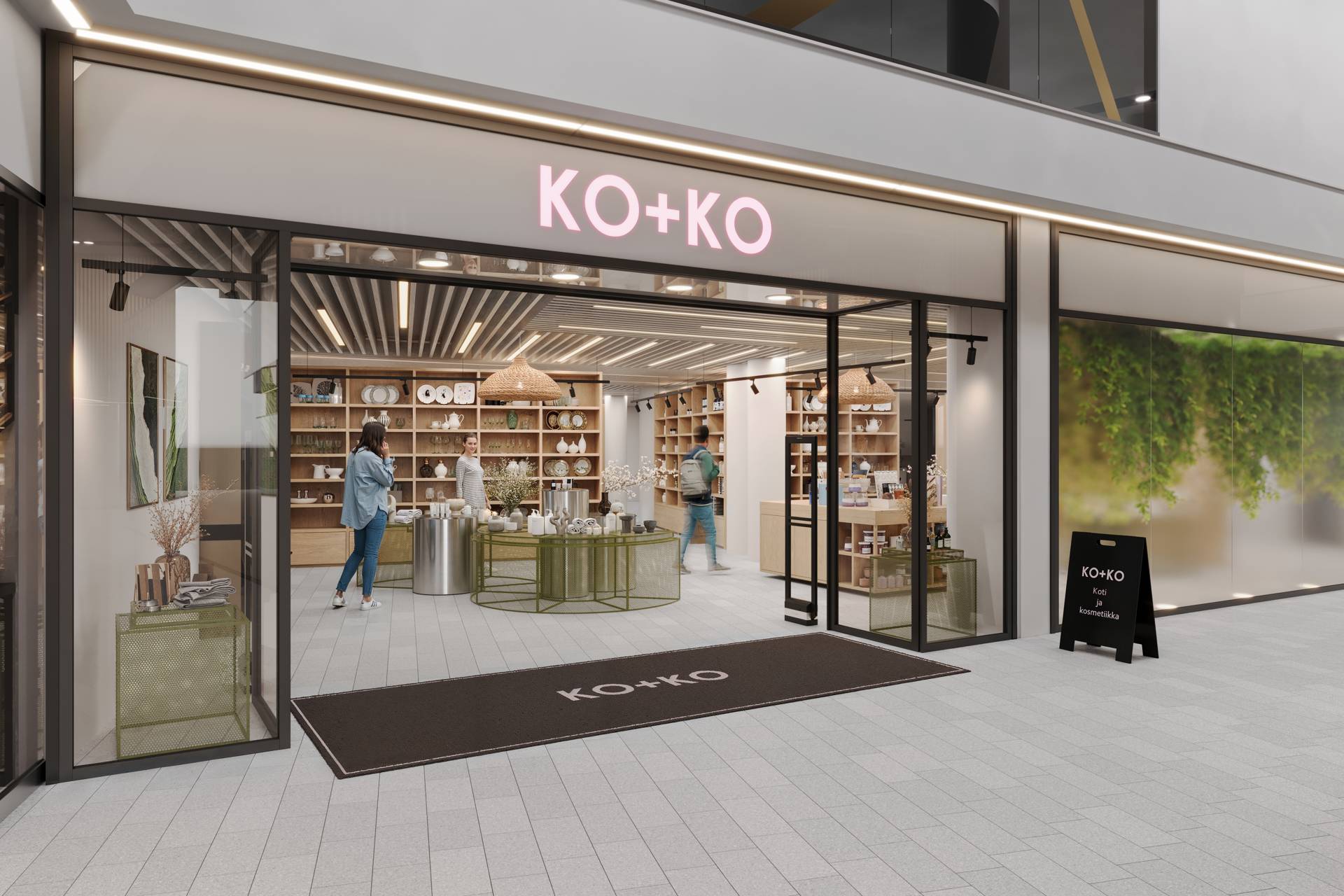 Simonkentän Kauppakuja, 425 m², katutaso Simonkatu 9