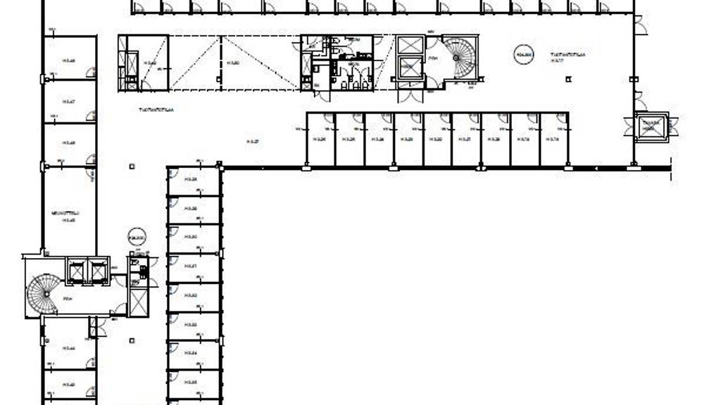 Pohjakuvat suuntaa antavia Hiomotie 3