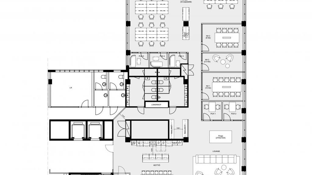 Vaihtoehto 1 Porkkalankatu 5