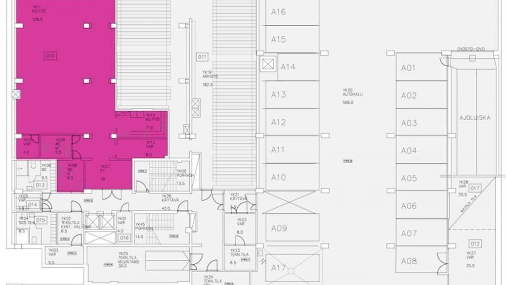 Yläkellari Kalevankatu 20