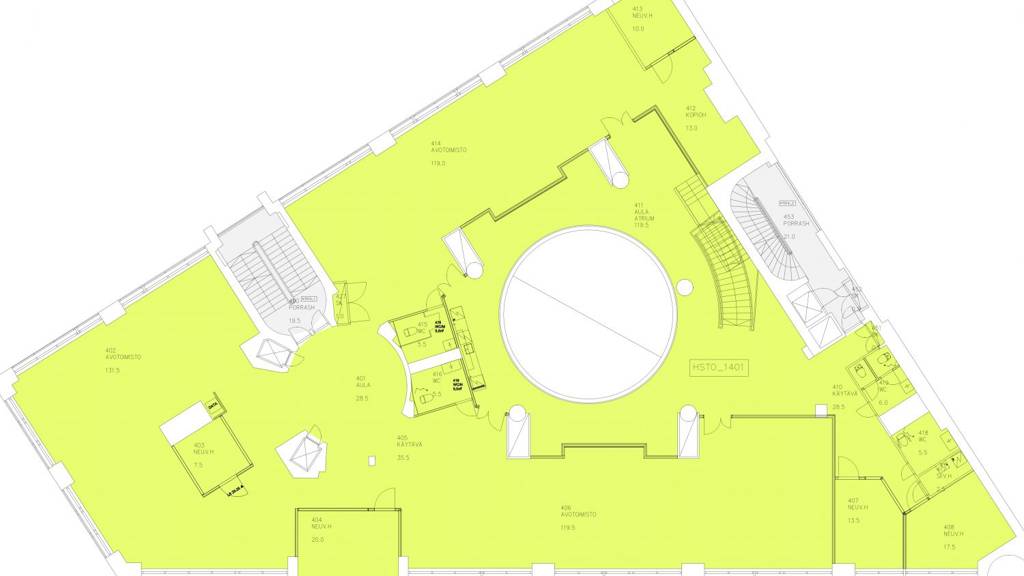 4. krs. 705,5 m² Kaisaniemenkatu 6