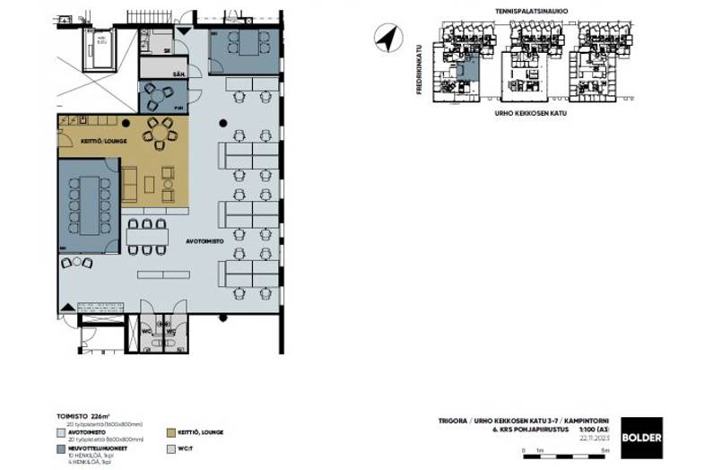 Urho Kekkosen katu 3-7