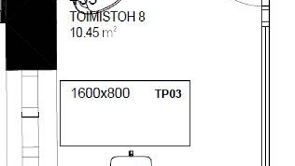 10,5 m² Pohjoisesplanadi 37