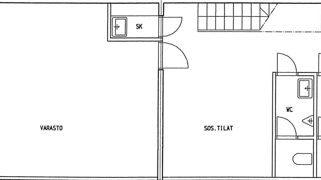 Pohjakuva kellarikerros Maaseläntie 5