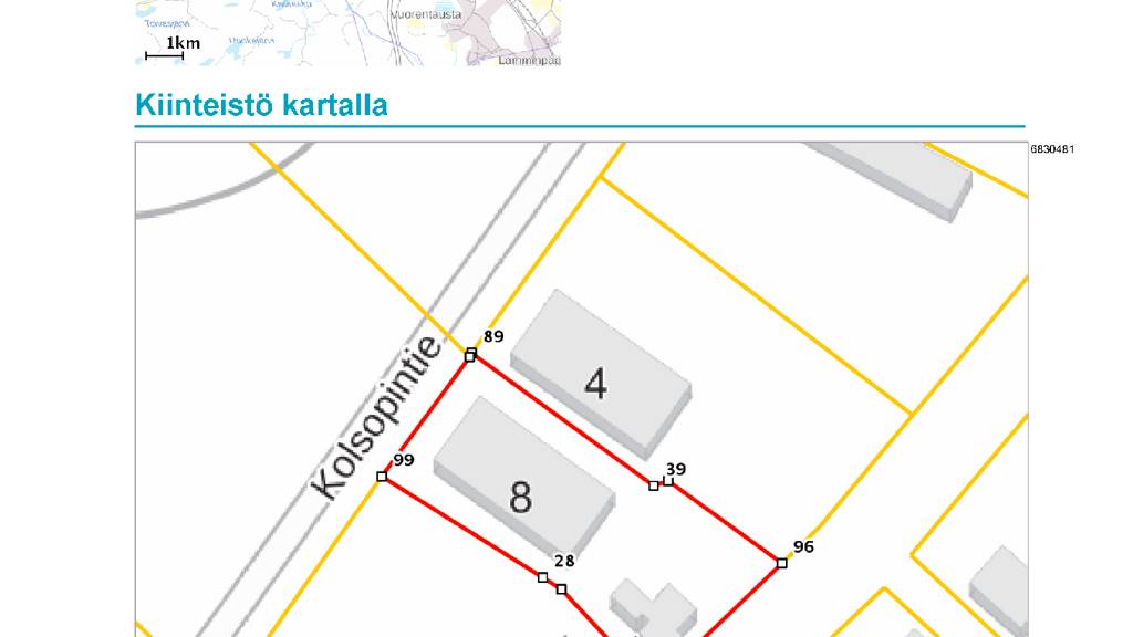 Katoksen maapohja Kolsopintie 4