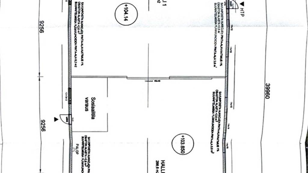Hallin pohjakuva Rantoistentie 332