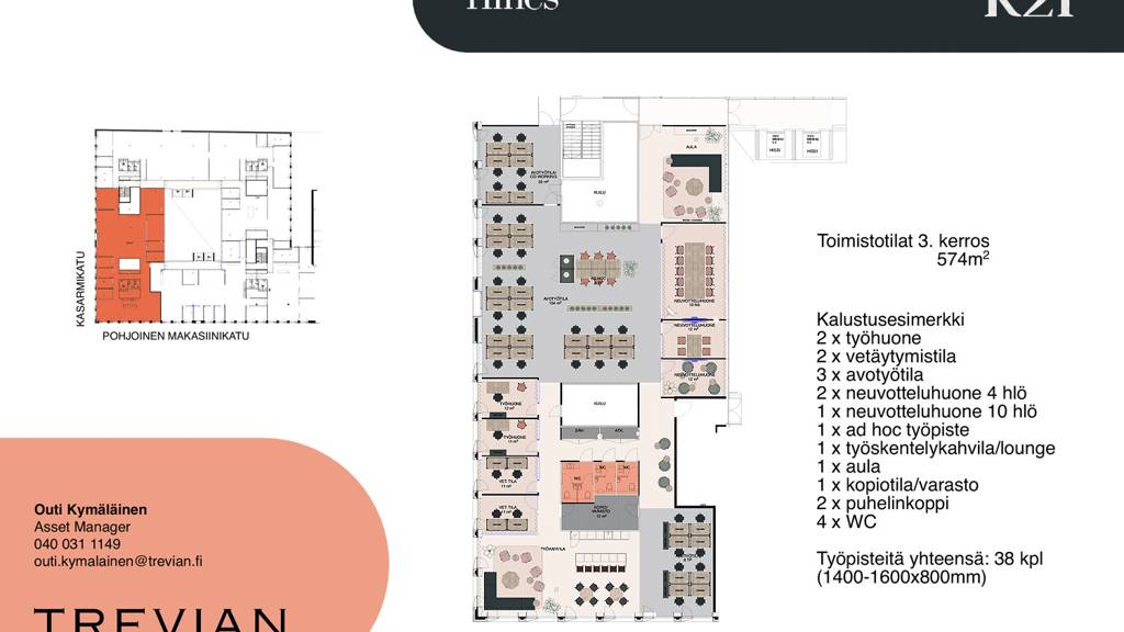 Kohdekuva 10 Kasarmikatu 21