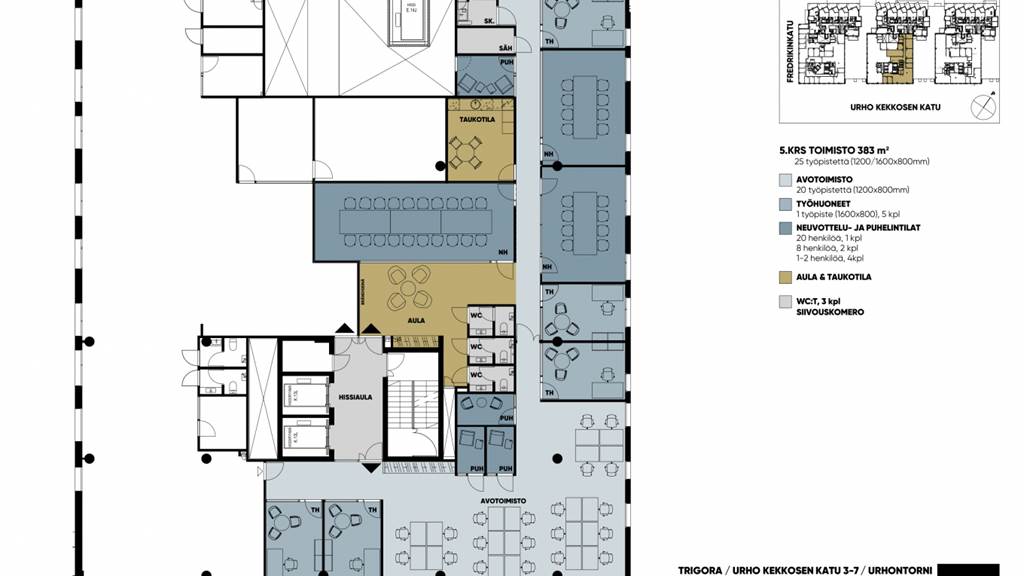 Urho kekkosen katu 3-7