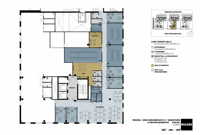 Urho kekkosen katu 3-7