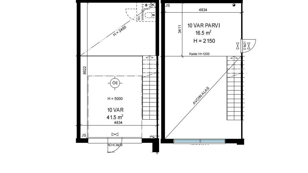 Pohjapiirros Saviontie 20