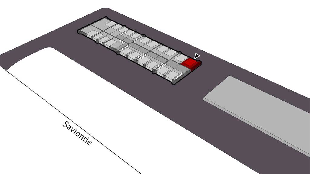 Tilan sijaintikarttakuva Saviontie 16