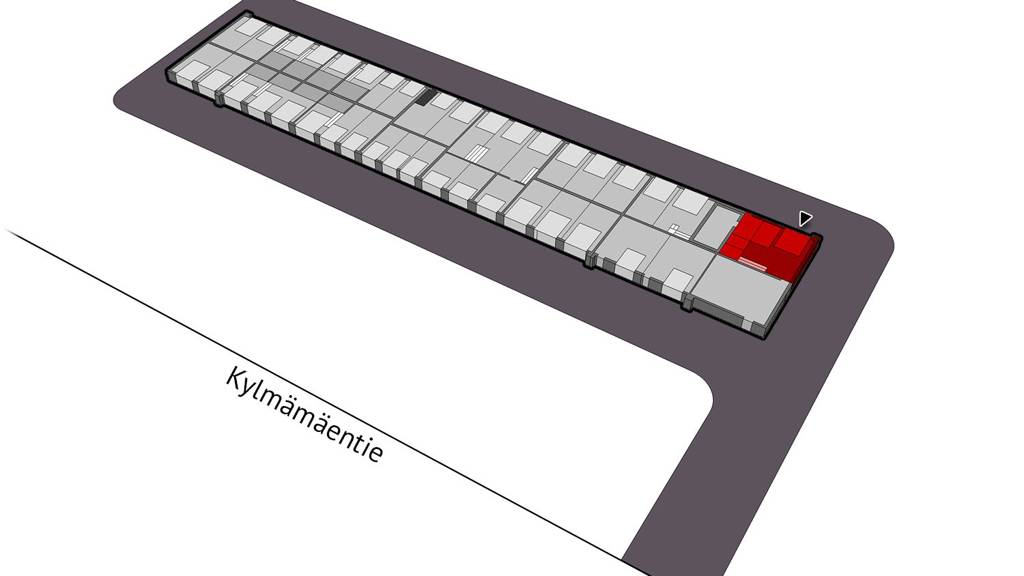 Tilan sijaintikarttakuva Kylmämäentie 9