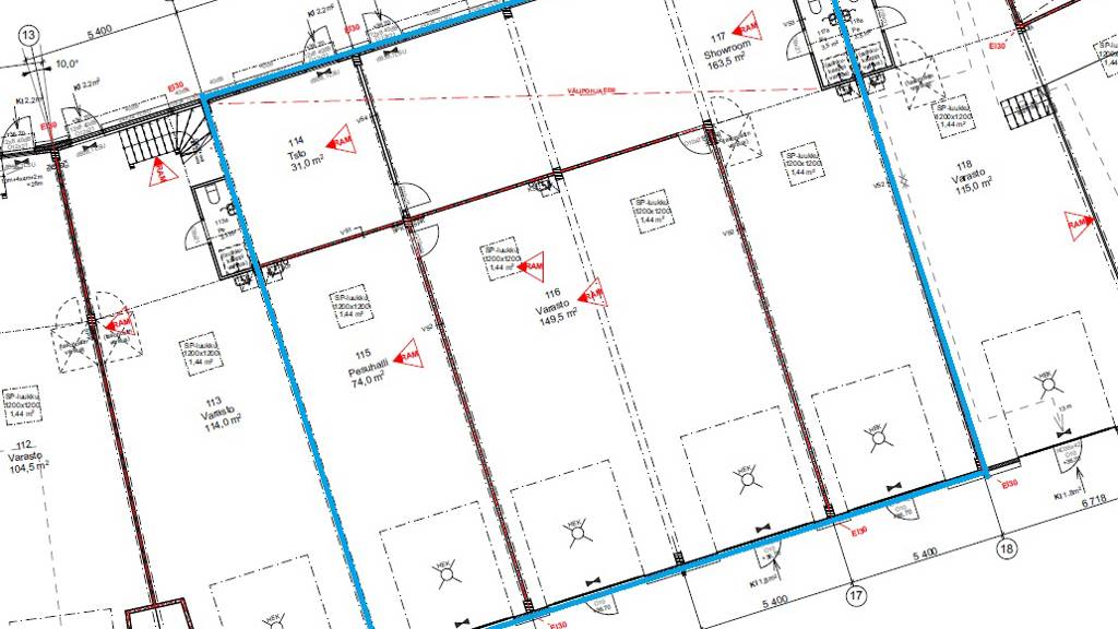 Elinbackanpolku 1 tilat 14-17