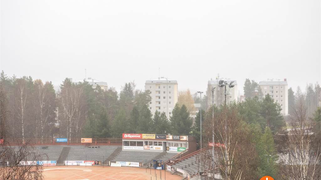 Maisema saunan terassilta Rautpohjankatu 8 AB 5 krs.