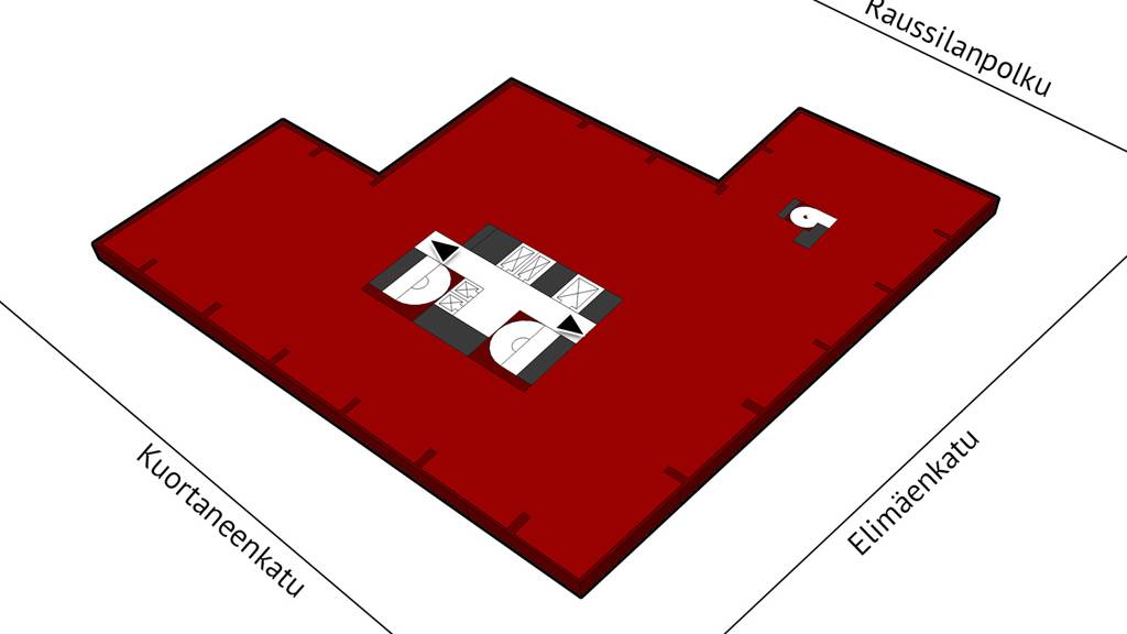 Kohdekuva 7 Kuortaneenkatu 1