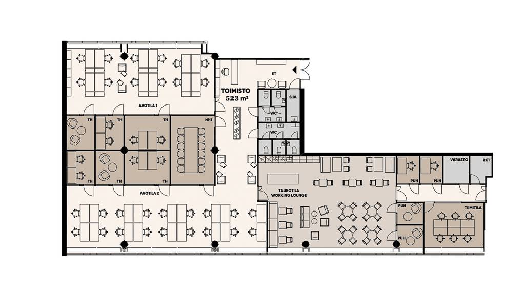 Kohdekuva 9 Kuortaneenkatu 1