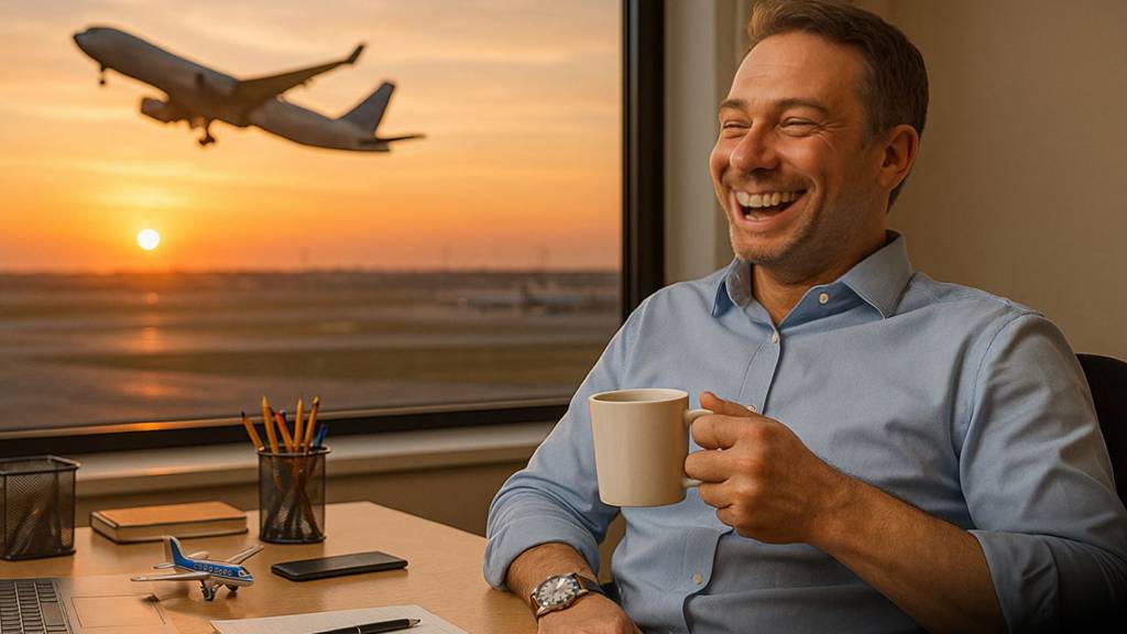 Avia Fleet 7. kerros kulmatoimisto kiitotiemaisemin Lentäjäntie 3