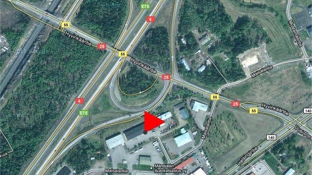 Tästä ilmenee kuinka hyvällä paikalla tila on Päivärinteenpolku 4