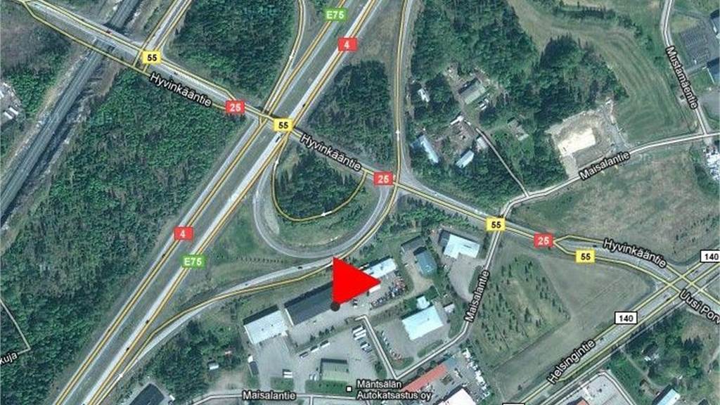 Tästä ilmenee kuinka hyvällä paikalla tila on Päivärinteenpolku 4