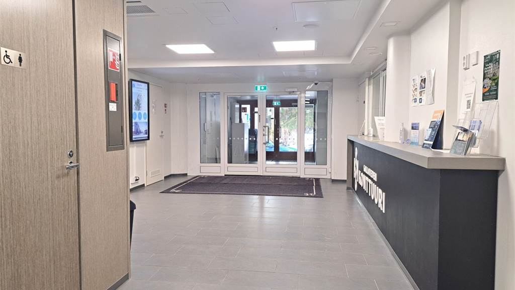 Yleiset tilat 1.krs Kirkkokatu 1