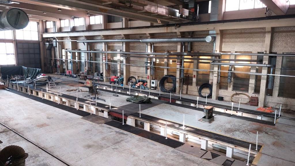 Veturien huoltohalli Pohjolankatu 1