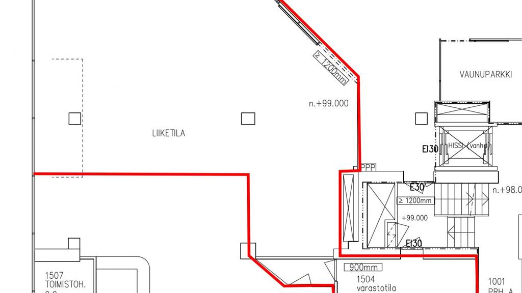 Ohjeellinen pohjakuva Yliopistonkatu 32