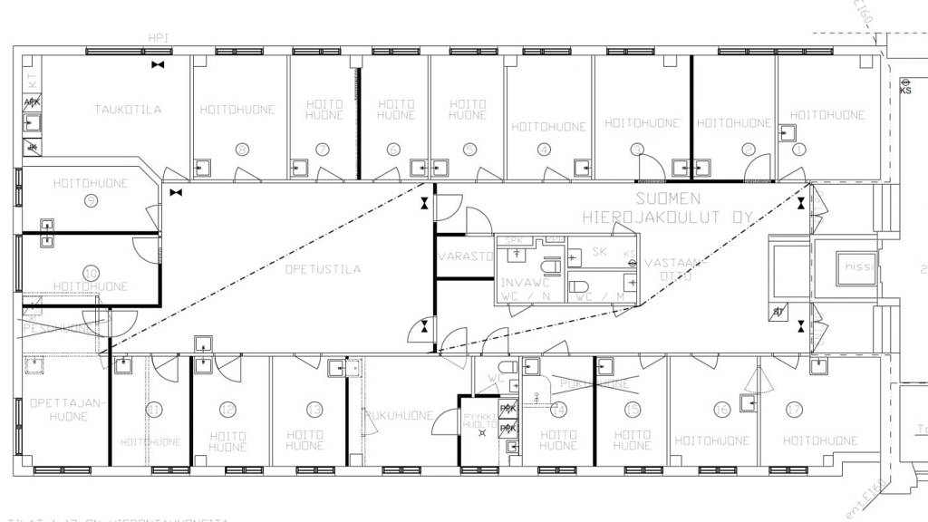 Ohjeellinen pohjakuva Vuorikatu 20