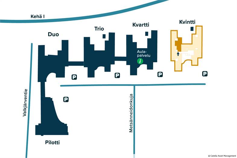 Metsänneidonkuja 12, Kvintti