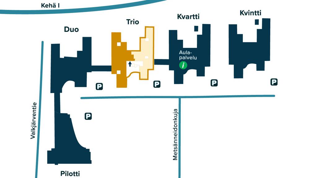 Kohdekuva 14 Metsänneidonkuja 8, Trio