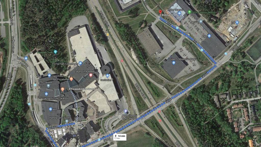 Kohdekuva 6 Biolinja 20