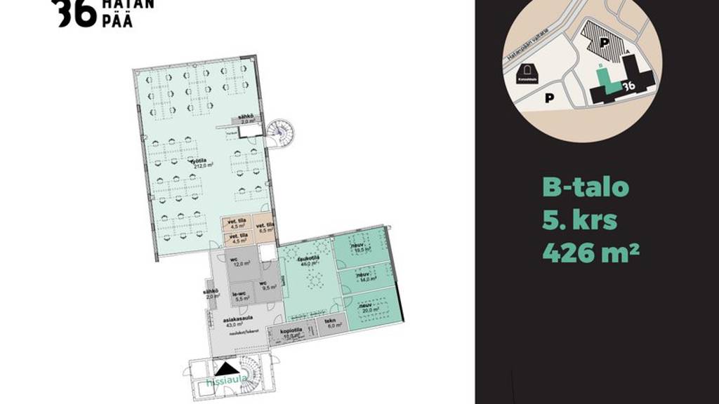 Kohdekuva 2 Hatanpään valtatie 36