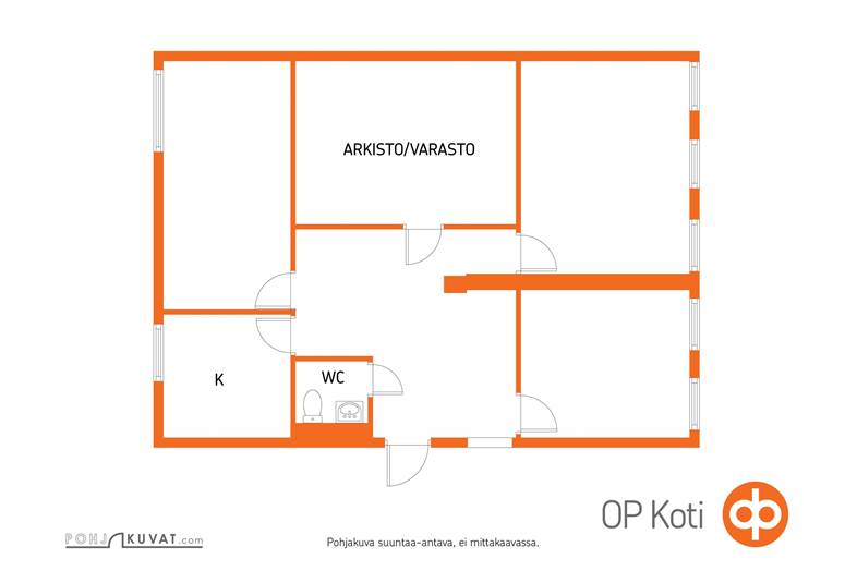 Porrassalmenkatu 17 2 .krs. tsto